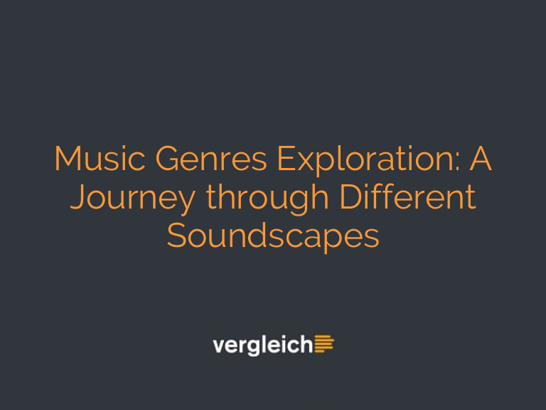 Music Genres Exploration: A Journey through Different Soundscapes
