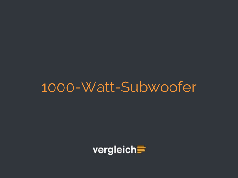 1000-Watt-Subwoofer