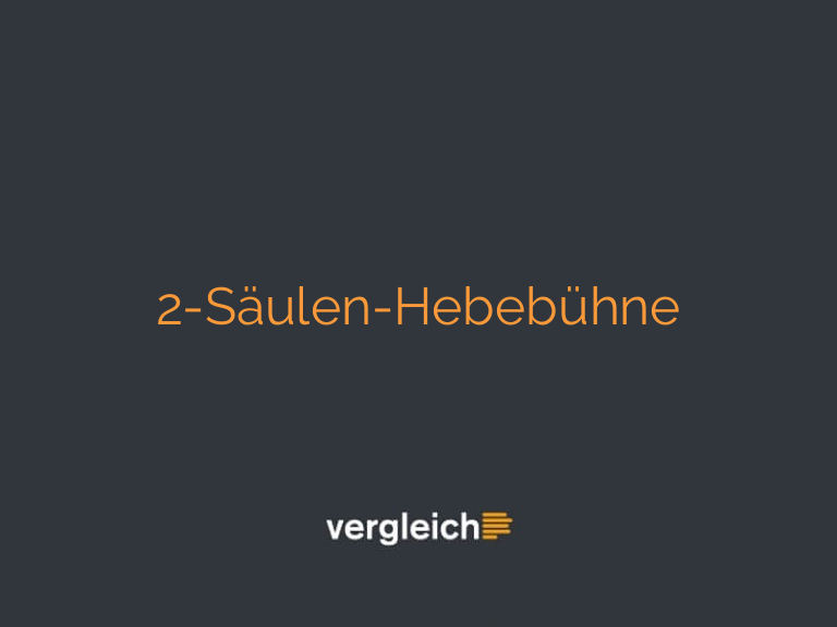 2-Säulen-Hebebühne