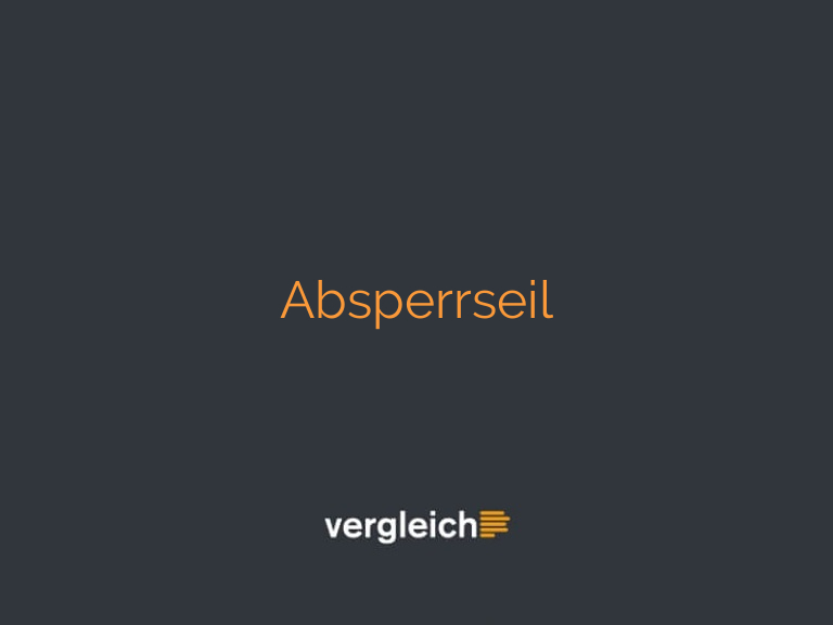 Absperrseil