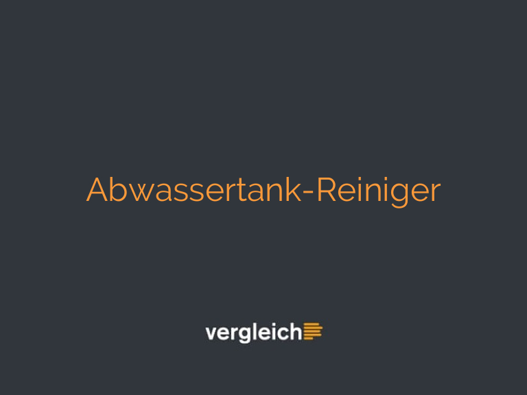 Abwassertank-Reiniger