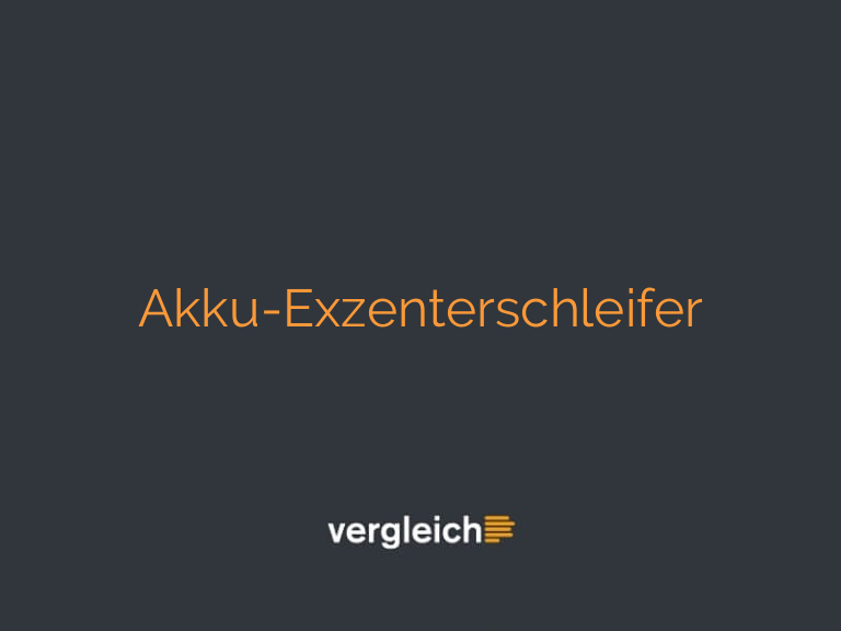 Akku-Exzenterschleifer
