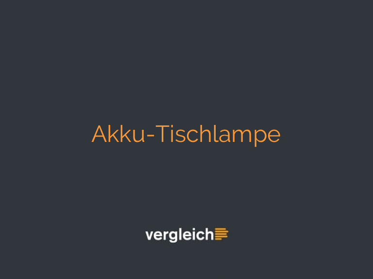 Akku-Tischlampe