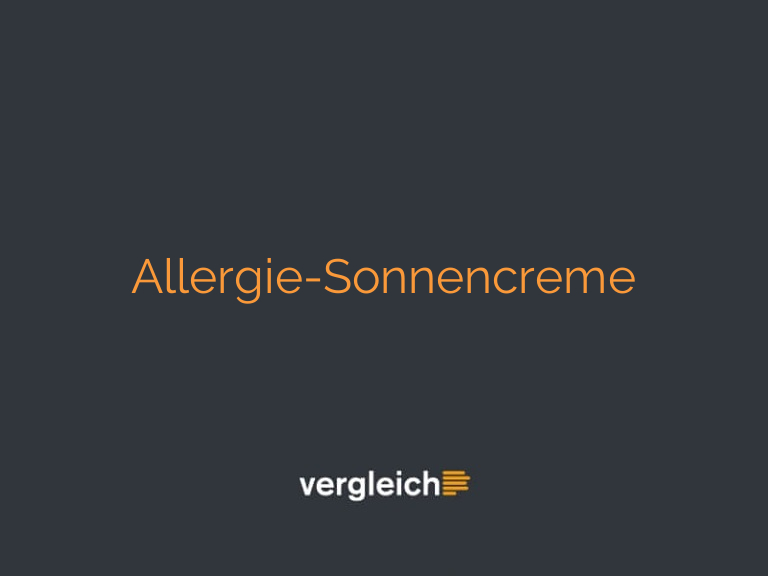 Allergie-Sonnencreme