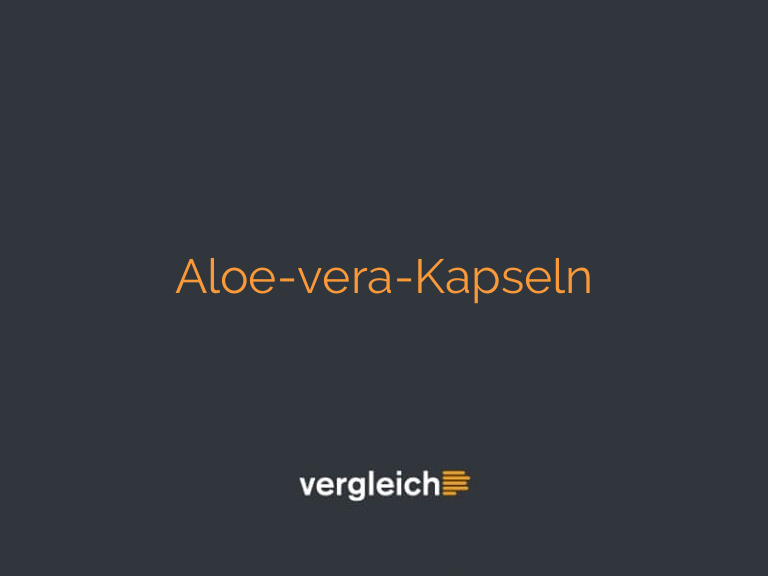 Aloe-vera-Kapseln