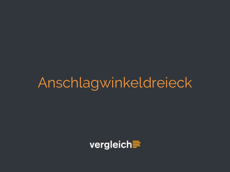 Anschlagwinkeldreieck