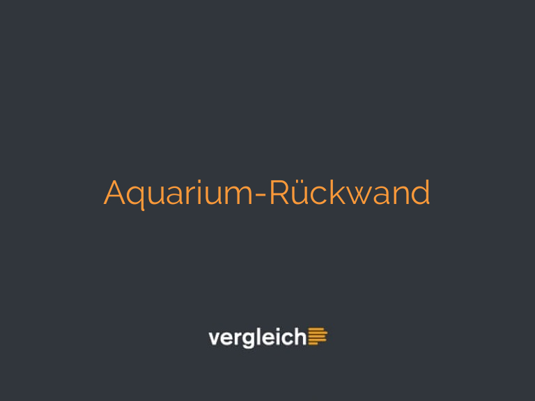 Aquarium-Rückwand