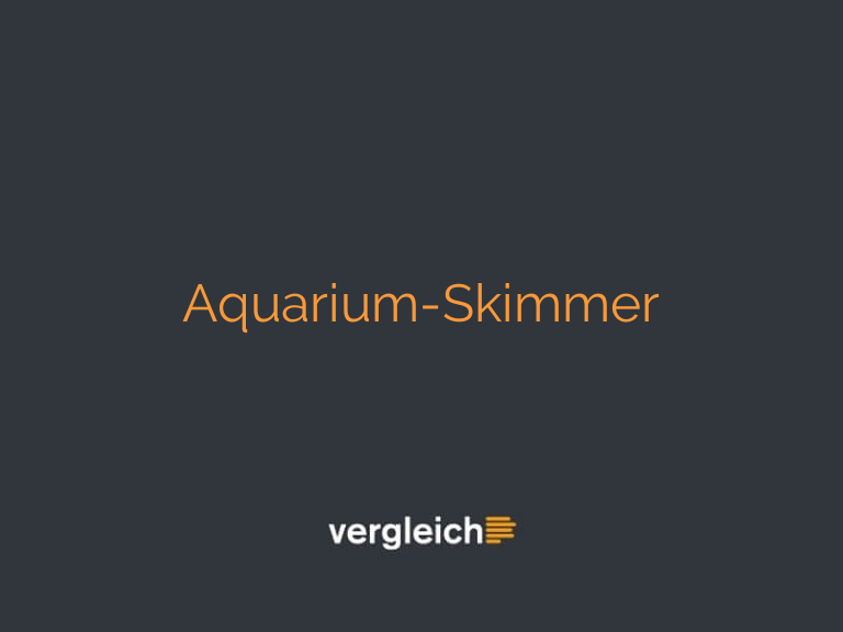 Aquarium-Skimmer