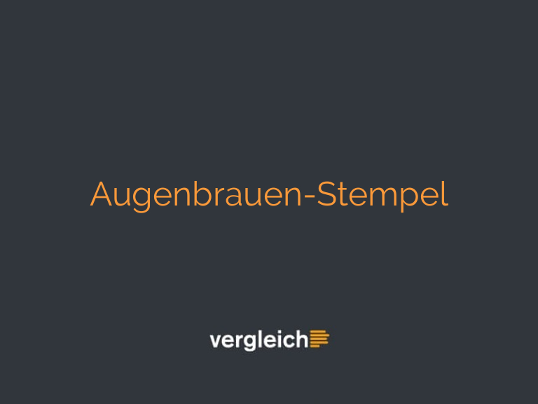 Augenbrauen-Stempel