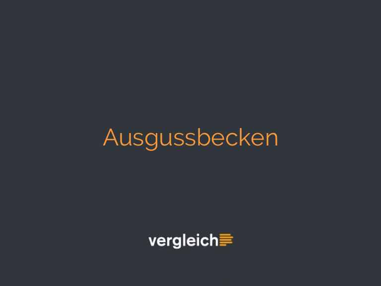Ausgussbecken