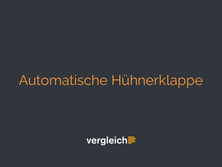 Automatische Hühnerklappe