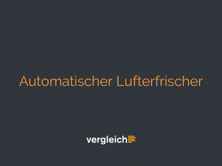 Automatischer Lufterfrischer