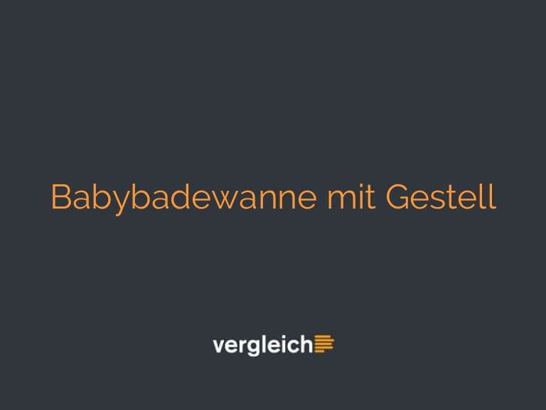 Babybadewanne mit Gestell