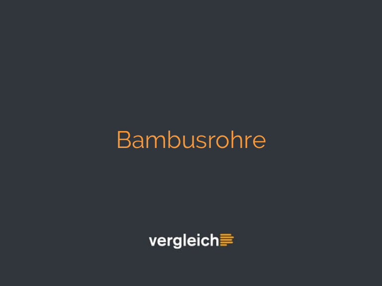 Bambusrohre