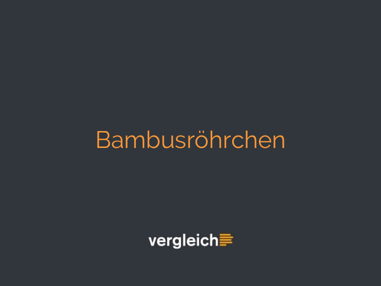 Bambusröhrchen