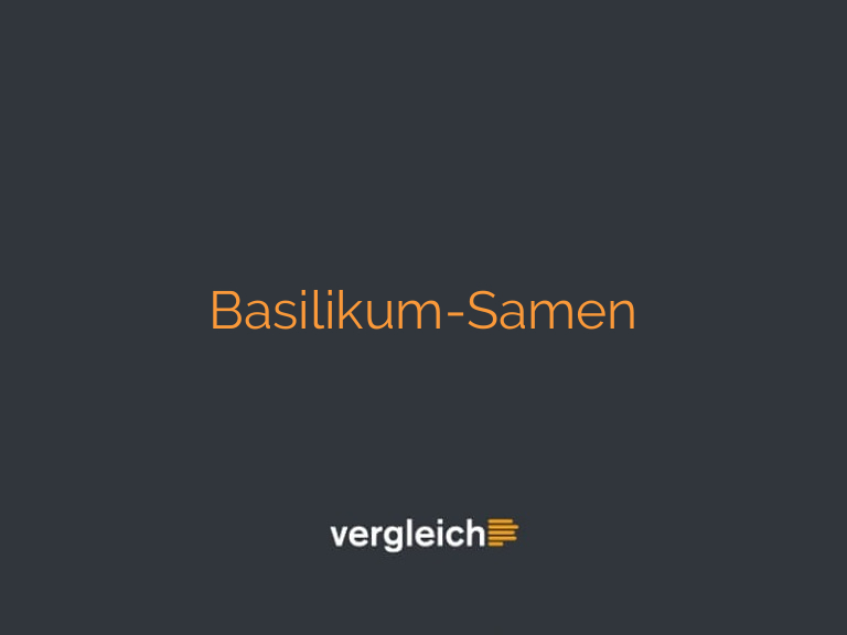 Basilikum-Samen