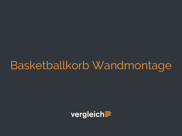 Basketballkorb Wandmontage