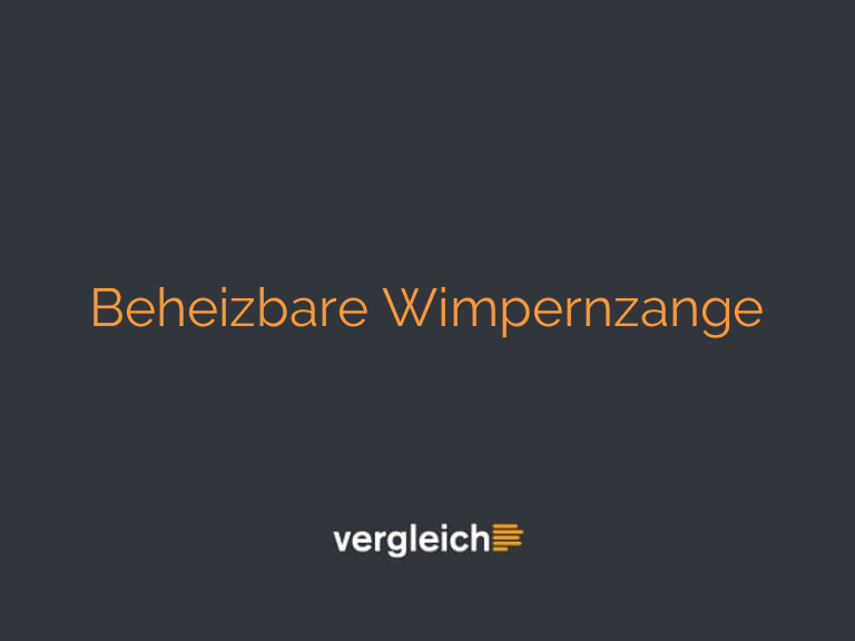 Beheizbare Wimpernzange