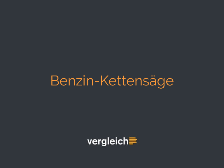 Benzin-Kettensäge