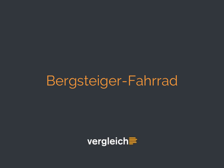 Bergsteiger-Fahrrad