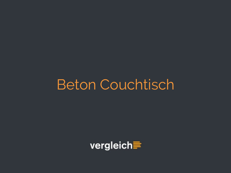 Beton Couchtisch