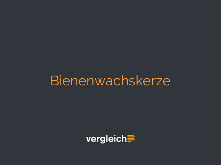Bienenwachskerze