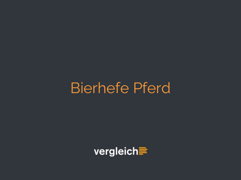 Bierhefe Pferd