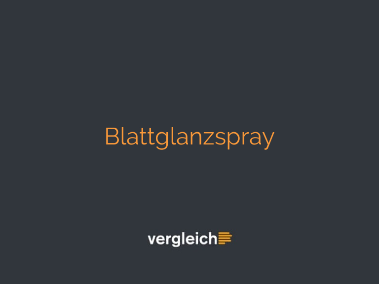 Blattglanzspray