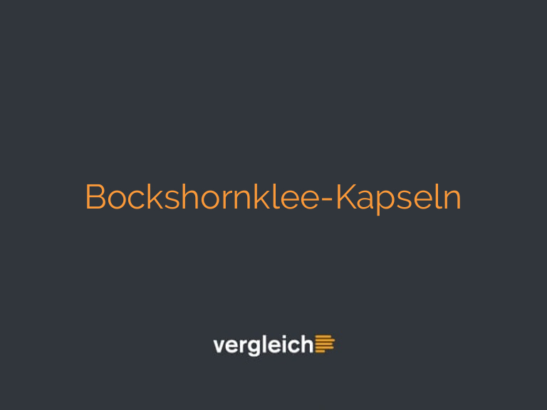 Bockshornklee-Kapseln