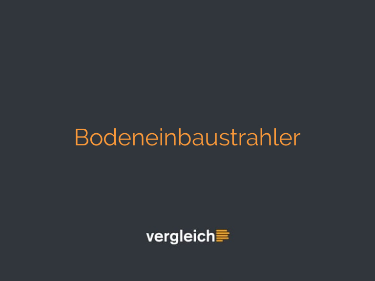 Bodeneinbaustrahler