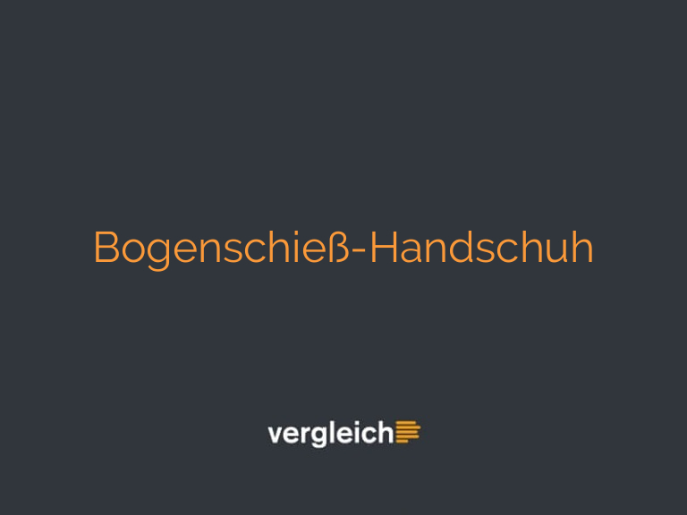 Bogenschieß-Handschuh