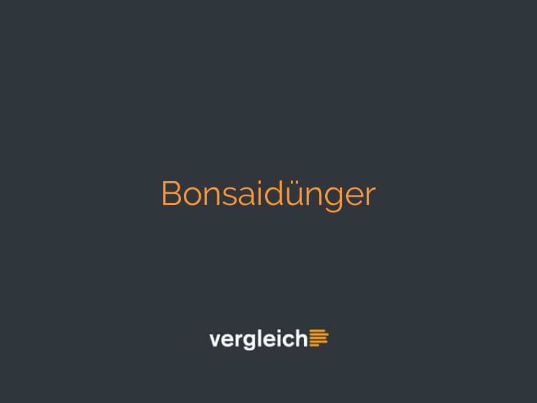 Bonsaidünger