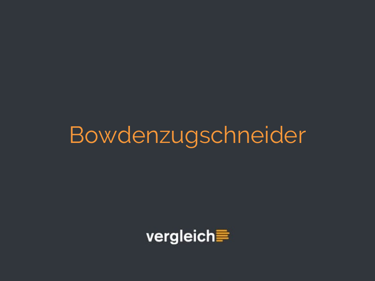 Bowdenzugschneider