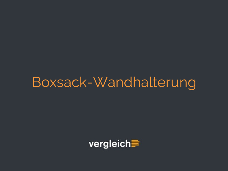 Boxsack-Wandhalterung