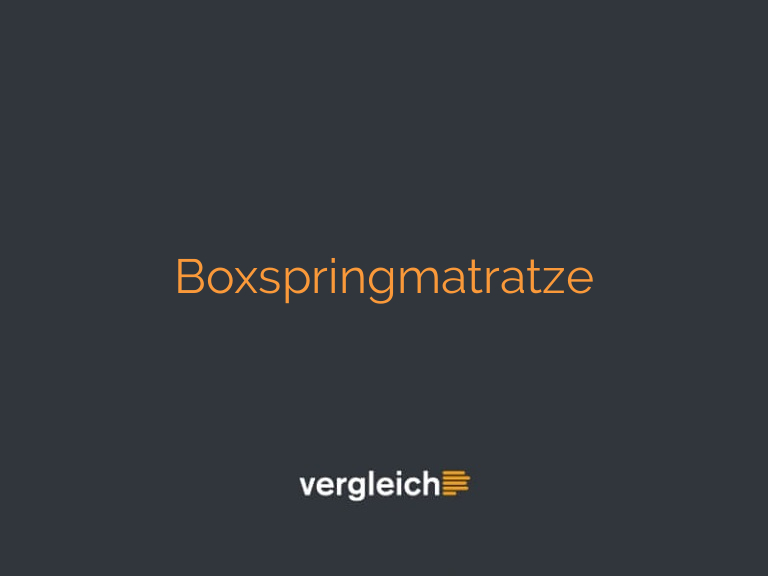 Boxspringmatratze