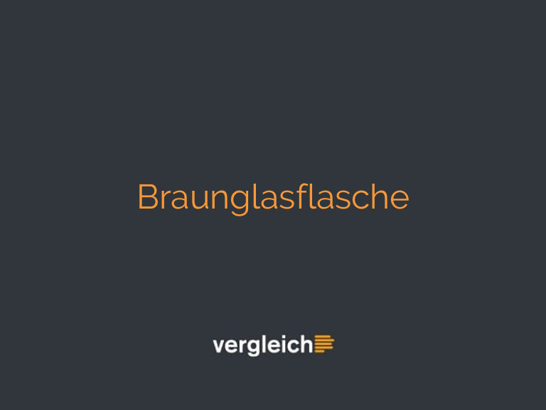 Braunglasflasche