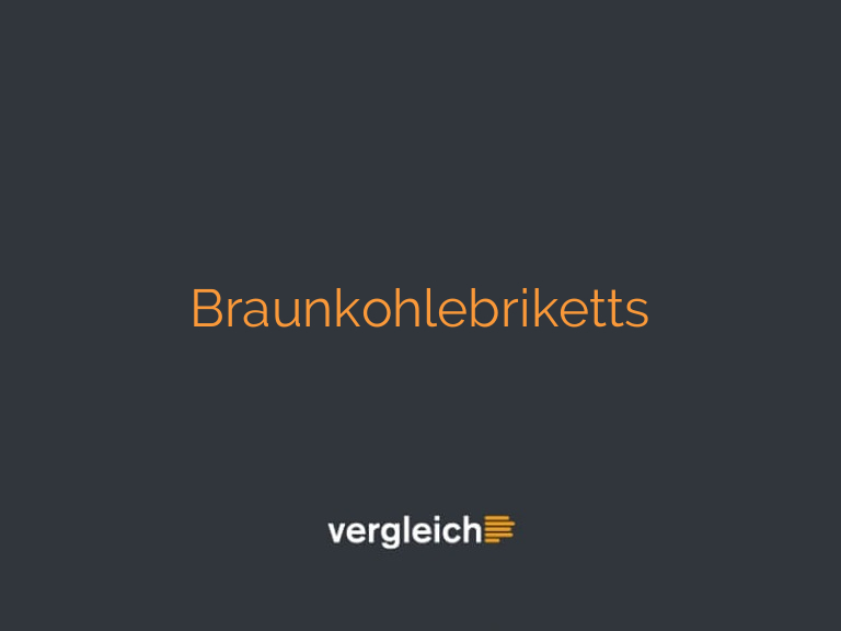 Braunkohlebriketts