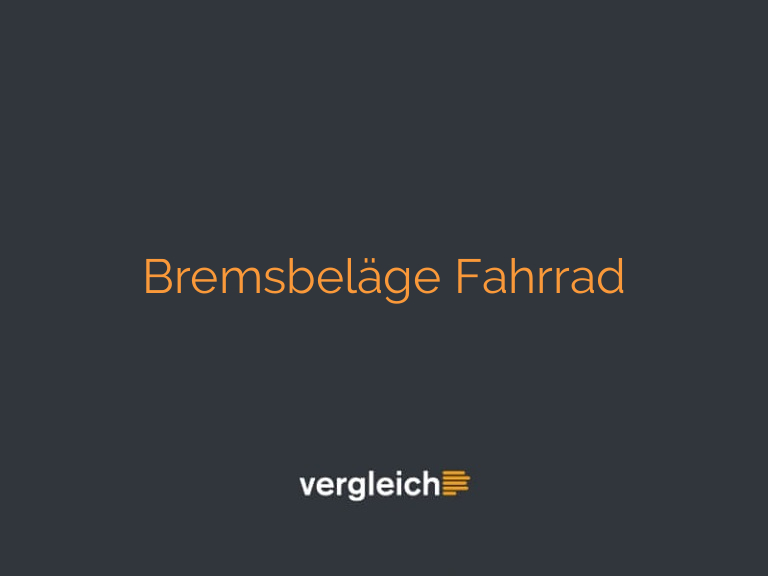 Bremsbeläge Fahrrad
