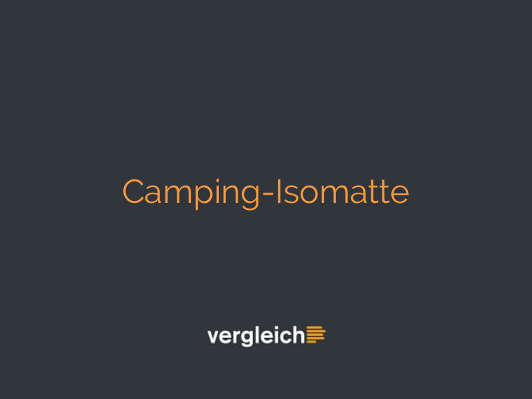 Camping-Isomatte