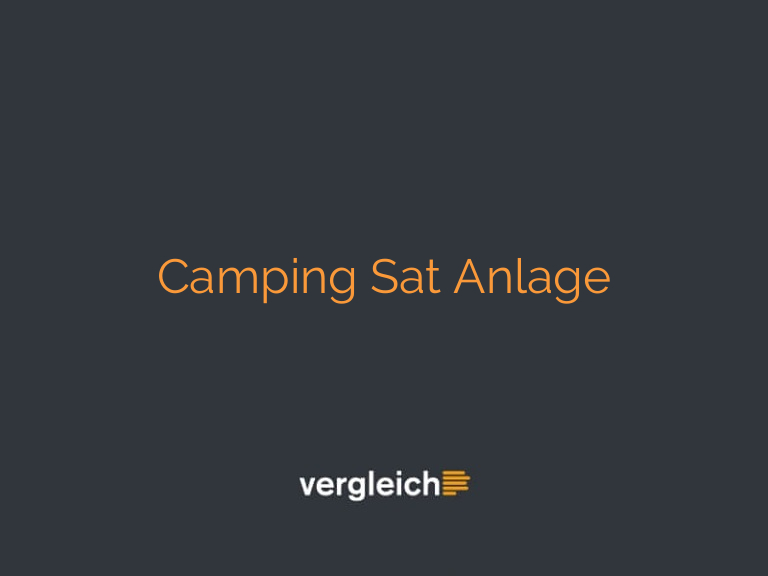 Camping Sat Anlage