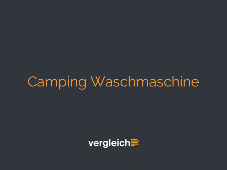 Camping Waschmaschine