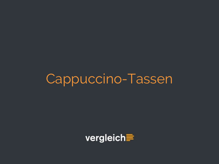 Cappuccino-Tassen