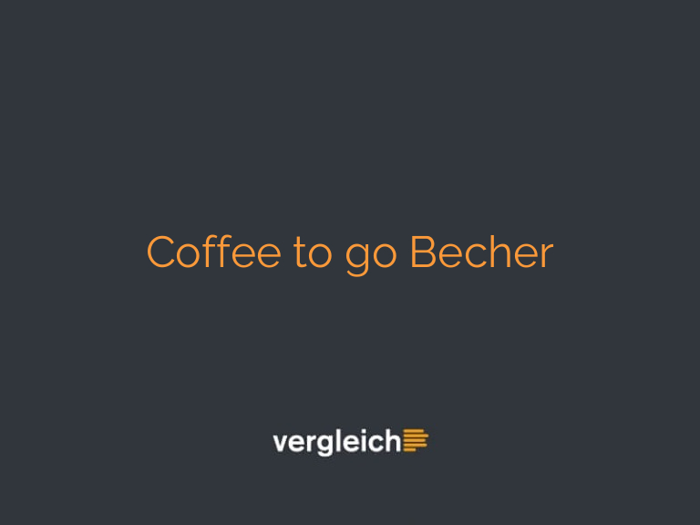 Coffee to go Becher