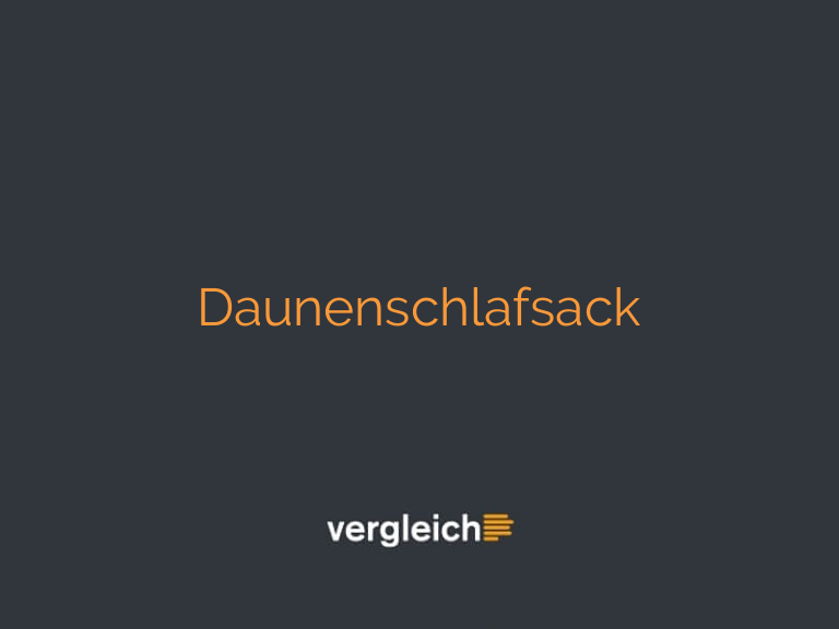 Daunenschlafsack