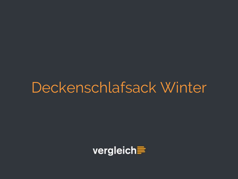 Deckenschlafsack Winter