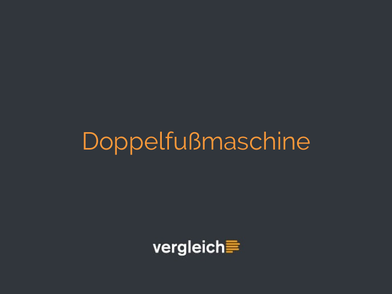 Doppelfußmaschine