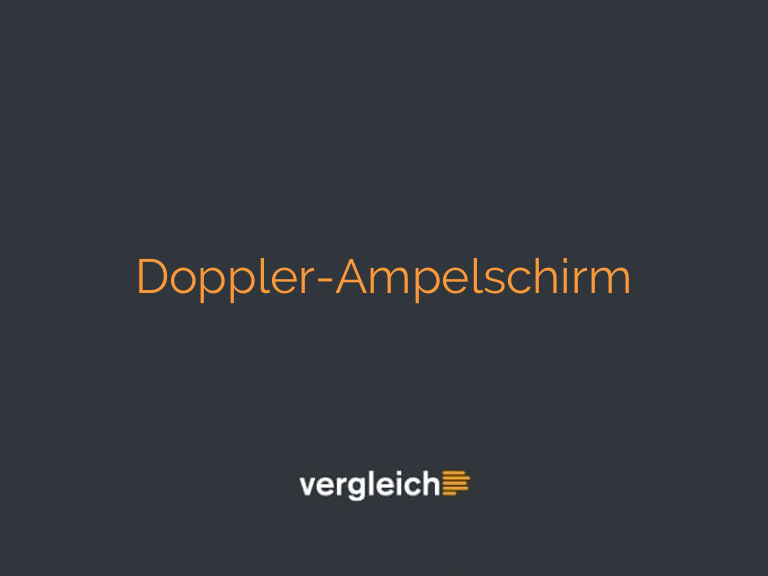 Doppler-Ampelschirm