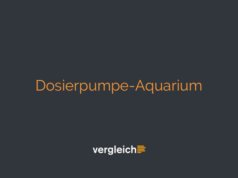 Dosierpumpe-Aquarium