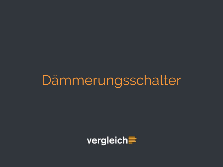 Dämmerungsschalter