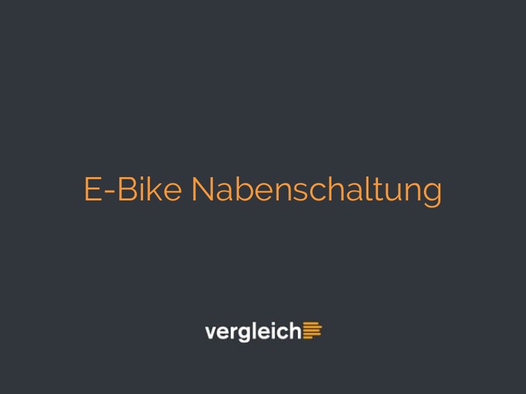 E-Bike Nabenschaltung